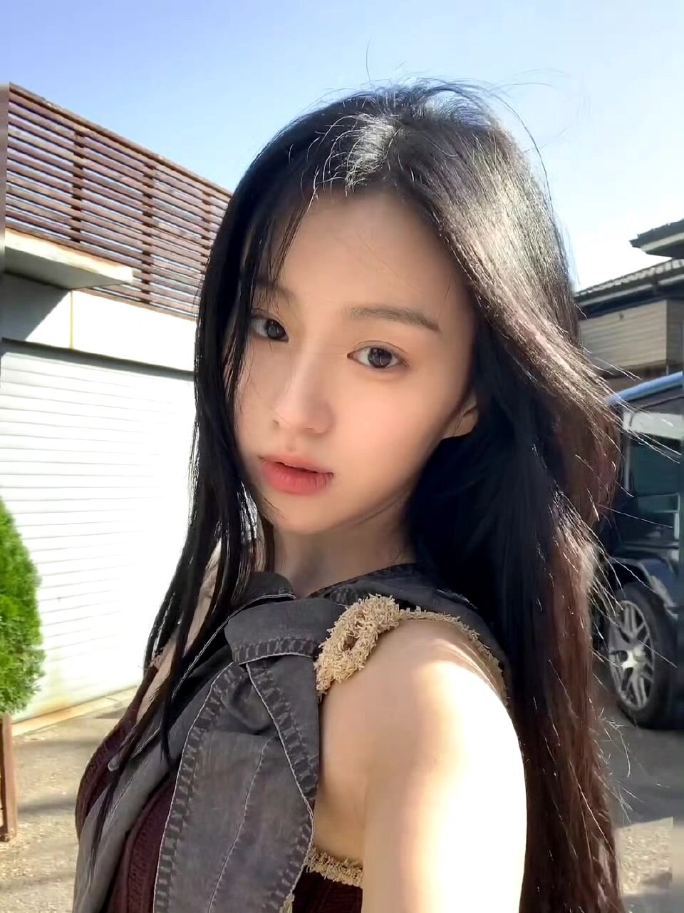 天然无整容女生